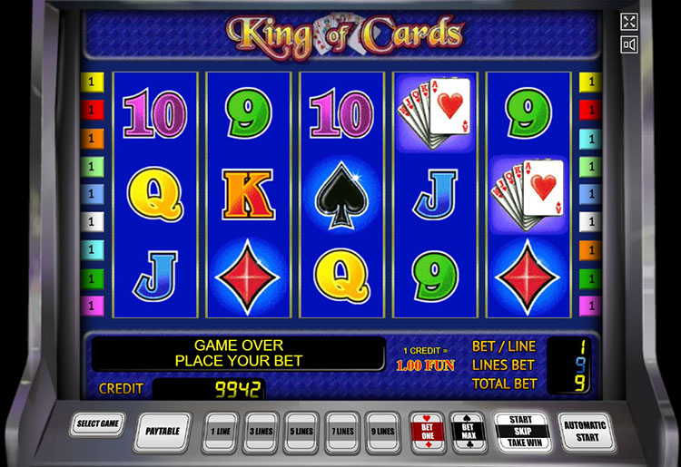 Слот King of Cards от NOVOMATIC