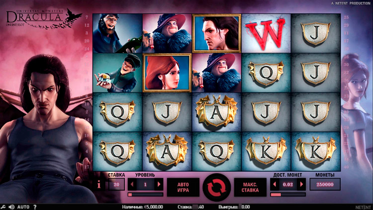 Dracula от NetEnt